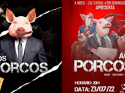 Grupo estreia espetáculo "Aos Porcos" em Campo Grande
