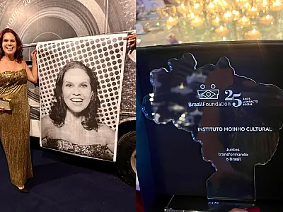 Moinho Cultural é homenageado em Gala da BrazilFoundation em SP