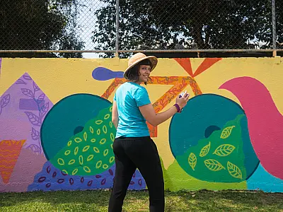 Projeto seleciona mulheres artistas para colorir muros de Campo Grande
