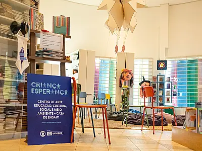 Com prêmio nacional, Casa de Ensaio mescla 'brincar, artes e leitura'