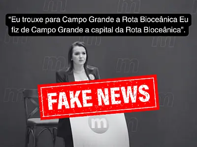 FALSO: Adriane Lopes não foi responsável por trazer a Rota Bioceânica para Campo Grande