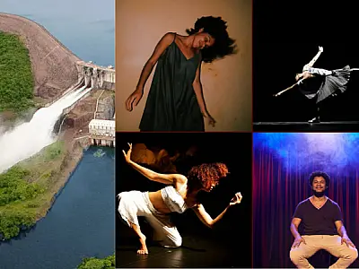 Artistas dançam contra 'afogamento de rio' no Mato Grosso