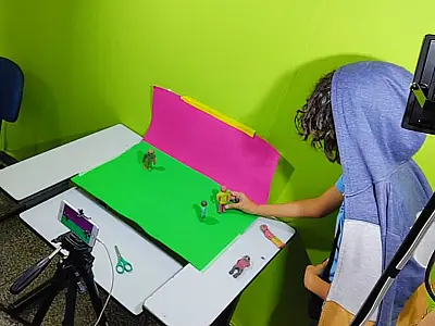 ​Oficinas de férias ensinam técnica Stop Motion