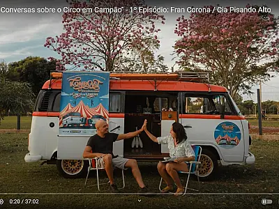 1º Episódio do KombCast - Conversas sobre o Circo em Campão, com Fran Corona - Cia Pisando Alto