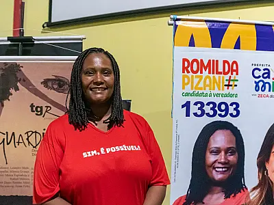 Romilda Pizani é candidata a vereadora da cultura, e não de 'ocasião'