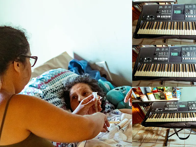 Professora e artista, Patrícia faz rifa para tratamento da mãe após AVC