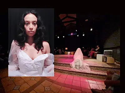 Sônia é vítima de feminicídio aos 15 anos em espetáculo de 1951 em cartaz na Capital