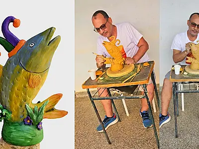 Conheça o artesão de Coxim que criou o troféu do Carnaval pantaneiro