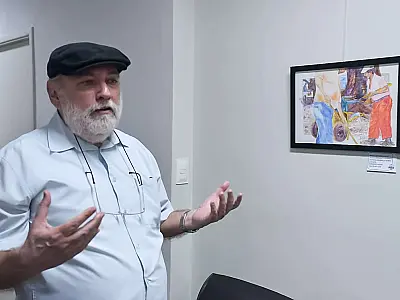 Professor Darwin Longo expõe 11 telas na nova edição do Arte no Paço