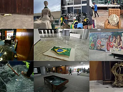 Iphan e Ibram devem recuperar obras de arte danificadas em invasão aos Três Poderes
