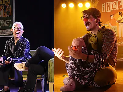 Ativista Ivan Baron e Palhaço Surddy integram Mostra Literária Inclui MS