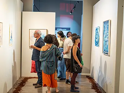 Telas ancestrais têm último dia de exposição gratuita na Capital