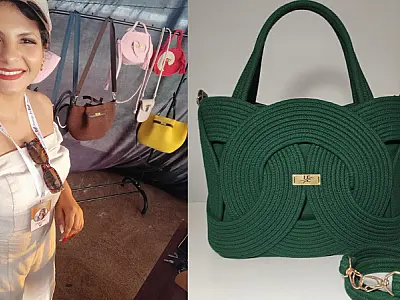 Coleção criada em MS traduz o Pantanal em bolsas de cordão