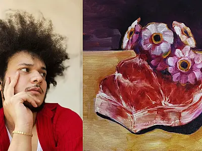 Exposição 'Viscerália' transforma carne em poesia visual em Campo Grande