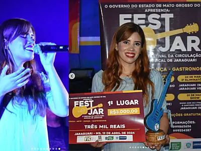 Késia Meliane é a grande vencedora do FestJar em MS
