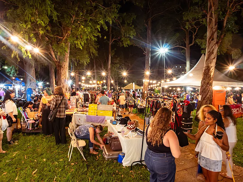 31ª edição da Feira Ziriguidum na Praça do Preto Velho em Campo Grande (MS)
