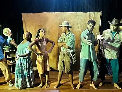 Troupe de Corumbá apresenta 'Mitos das Terras Encharcadas' na Capital de MS