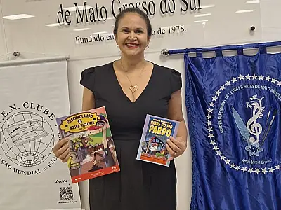 Mara Calvis lança livro e gibi sobre a história de Ribas do Rio Pardo