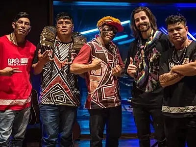 Em Los Angeles, Brô Mc's se apresentam no Grammy Museum