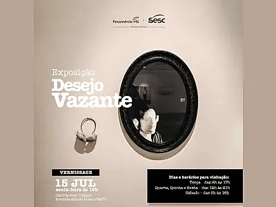 Exposição 'Desejo Vazante' traz obras de artistas nacionais ao MS