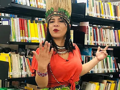 Autora de MS lança livro em homenagem a Catarina Guató na Bienal de SP