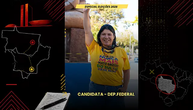 Artista indígena, Gleycielli é  candidata em MS