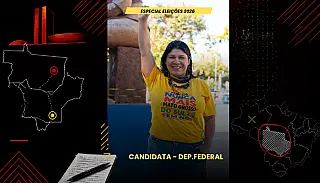 Artista indígena, Gleycielli é  candidata em MS